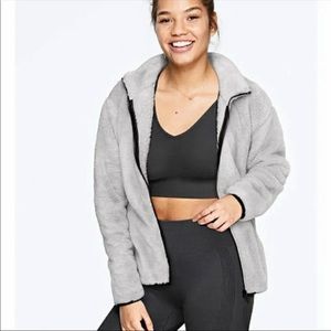 Vs pink teddy full zip